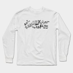 Simpleton Graffiti Long Sleeve T-Shirt